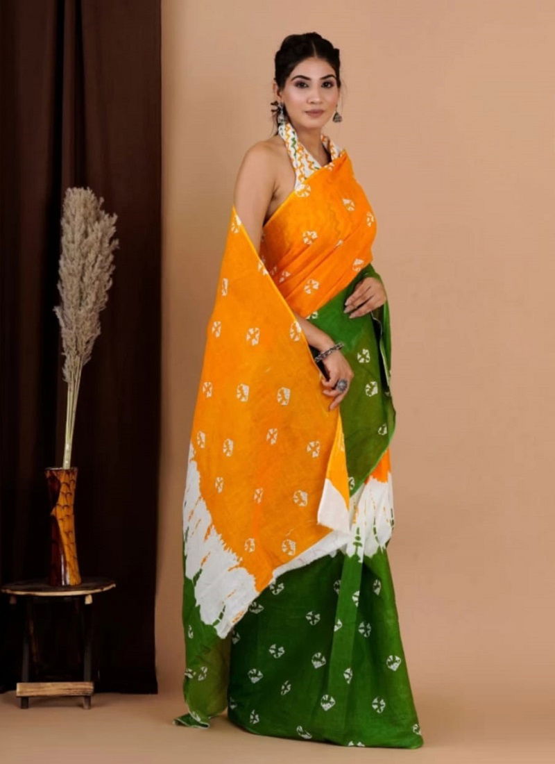  VK4120 Independence Day Printed Sarees Catalog